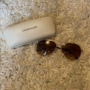 Calvin Klein aviator sunglasses